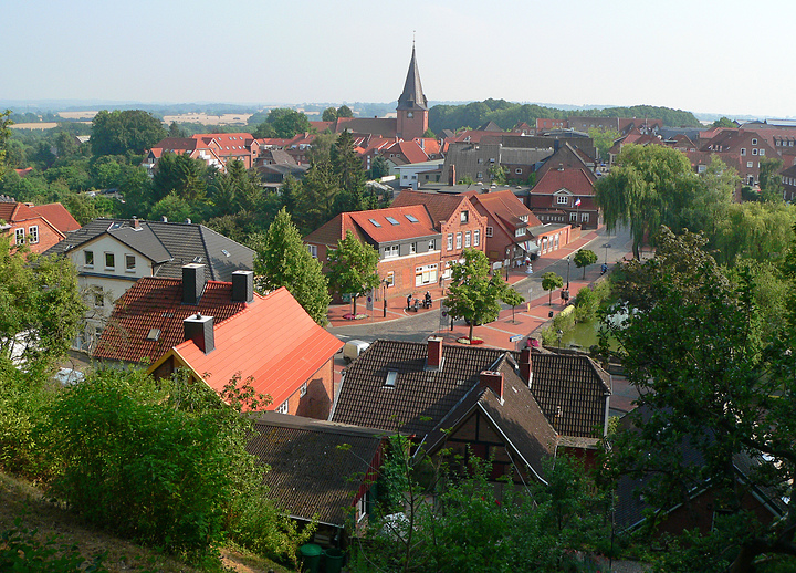 Blick auf Lütjenburgs Stadtkern
